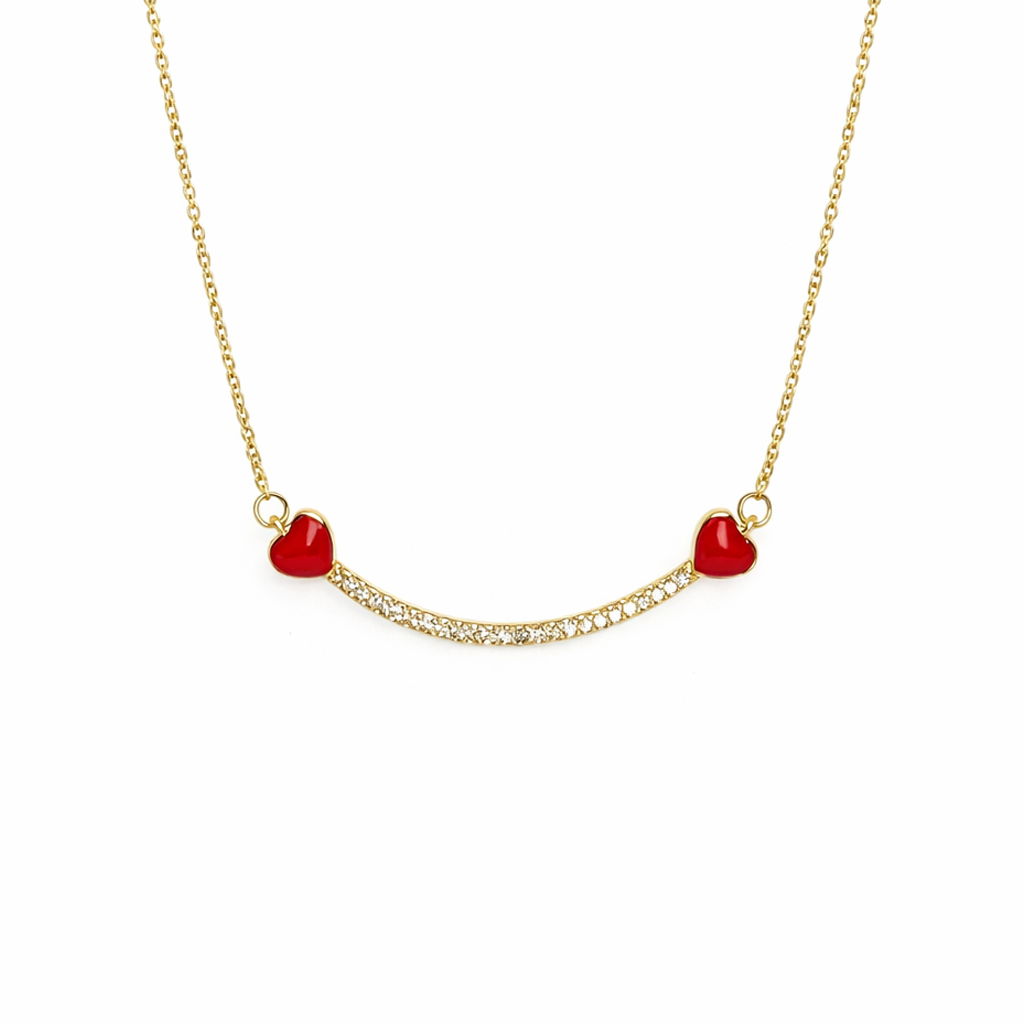 Love Curve Gold Kolye