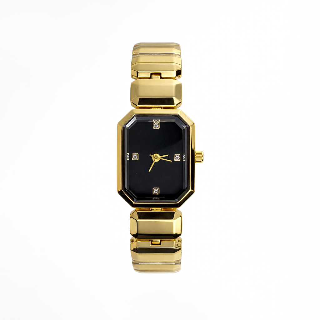 Luxe Black Gold Saat