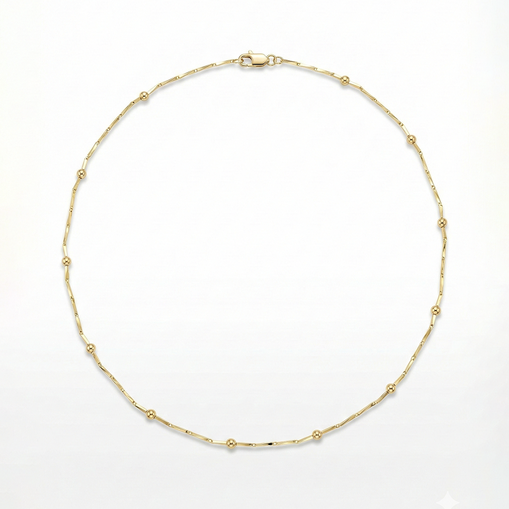 Luxe Slim Gold Kolye