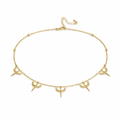 Minimal Spike Gold Kolye
