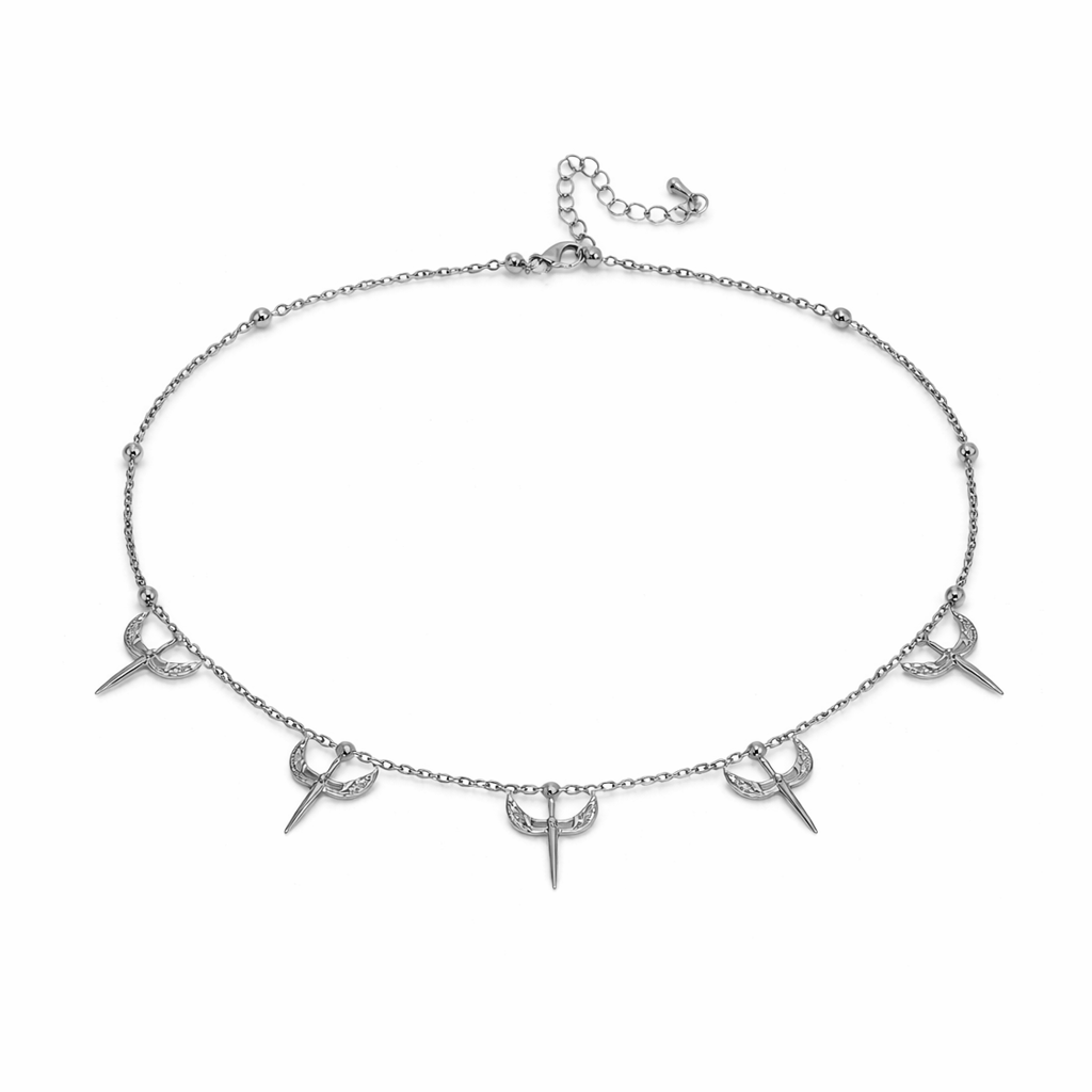 Minimal Spike Silver Kolye