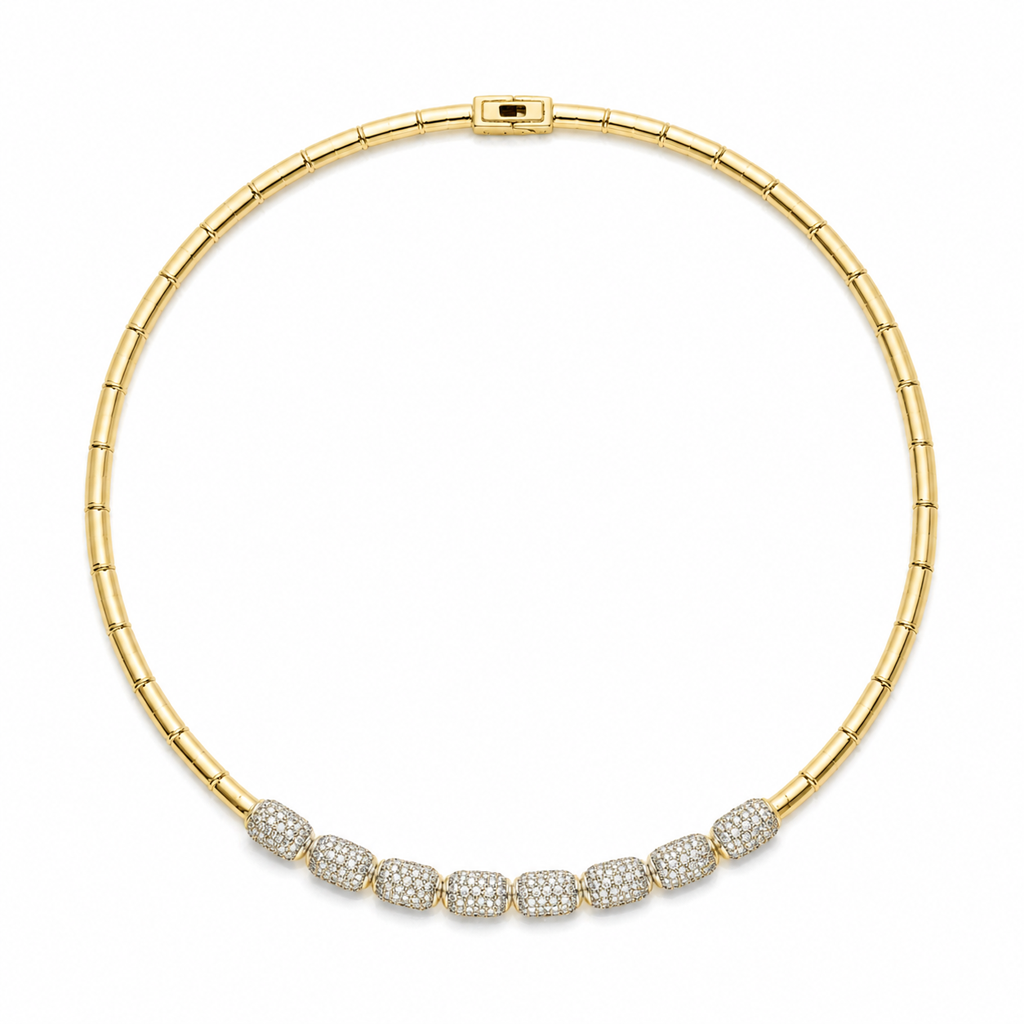 Oria Segment Gold Kolye