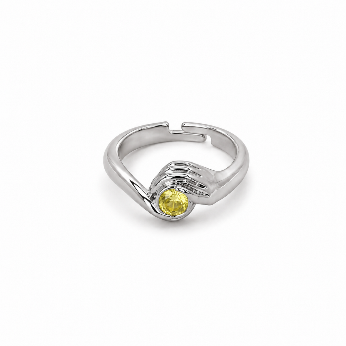 Aurelia Emerald Silver Yüzük