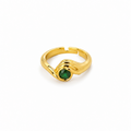 Aurelia Emerald Gold Yüzük