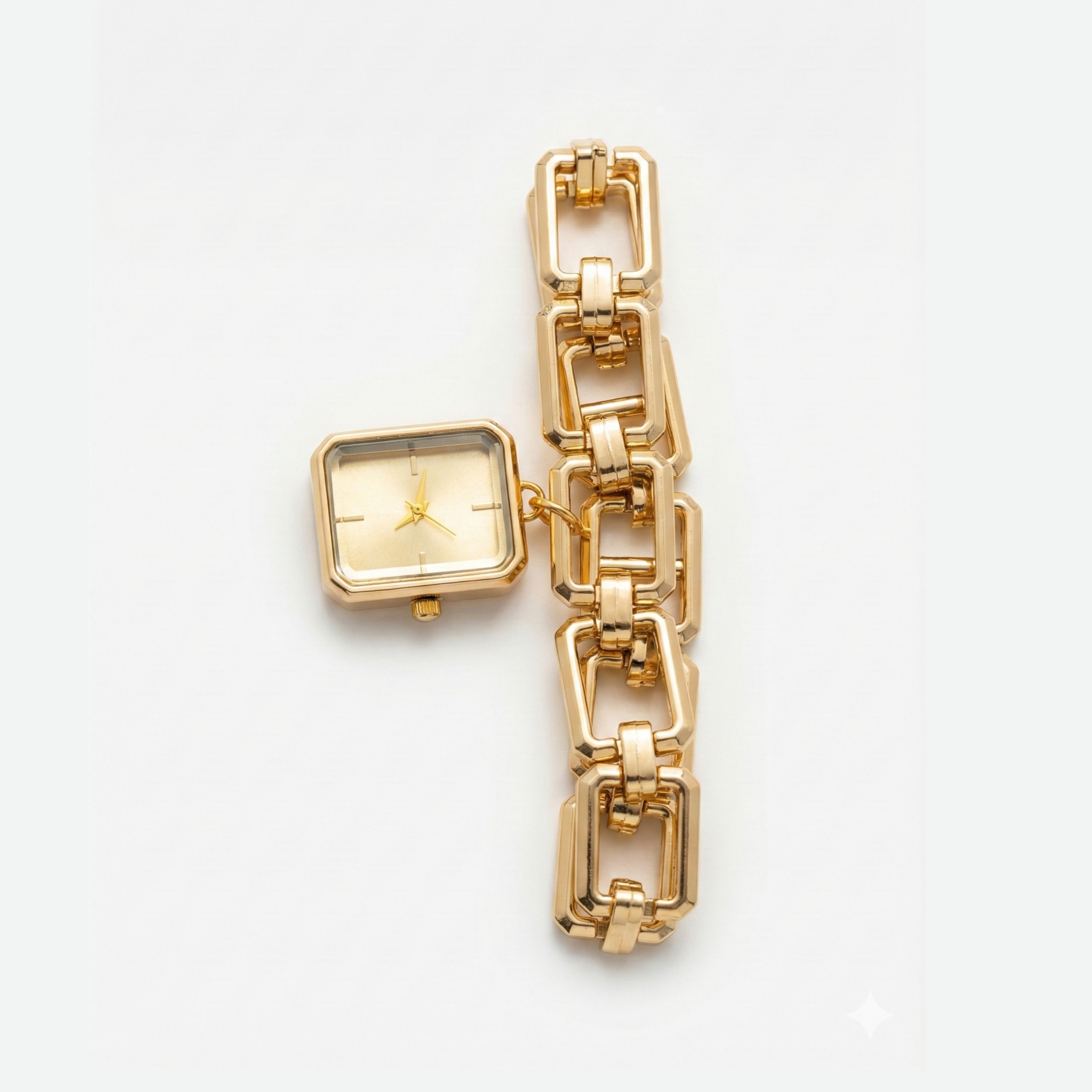 Charm Chain Gold Bilezik Saat