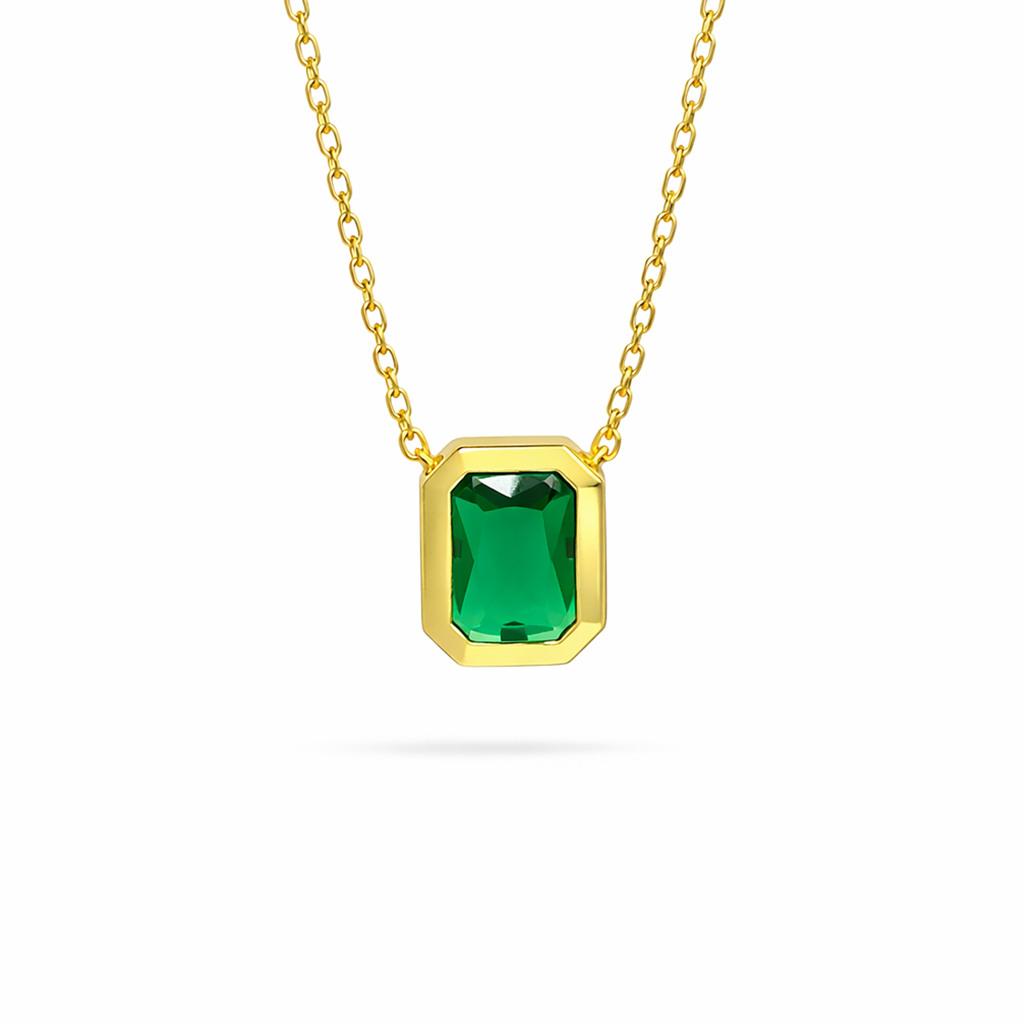 Prism Green Gold Kolye