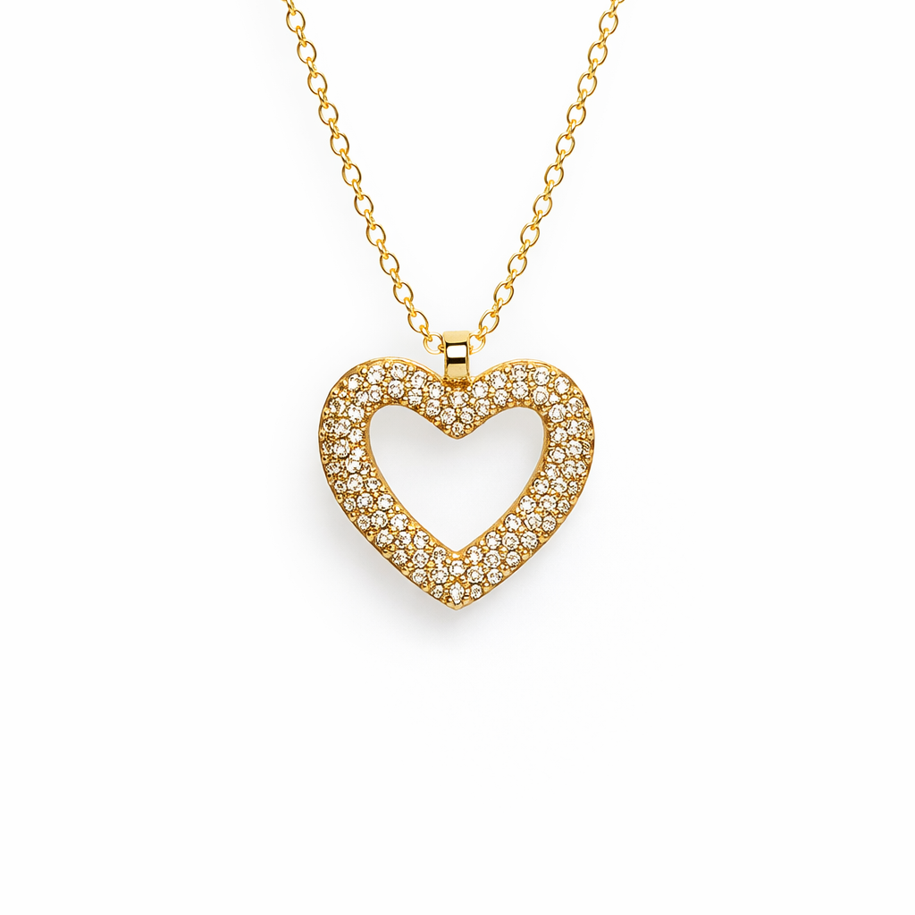 Radiant Heart Gold Kolye