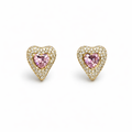 Rose Heart Gold Küpe