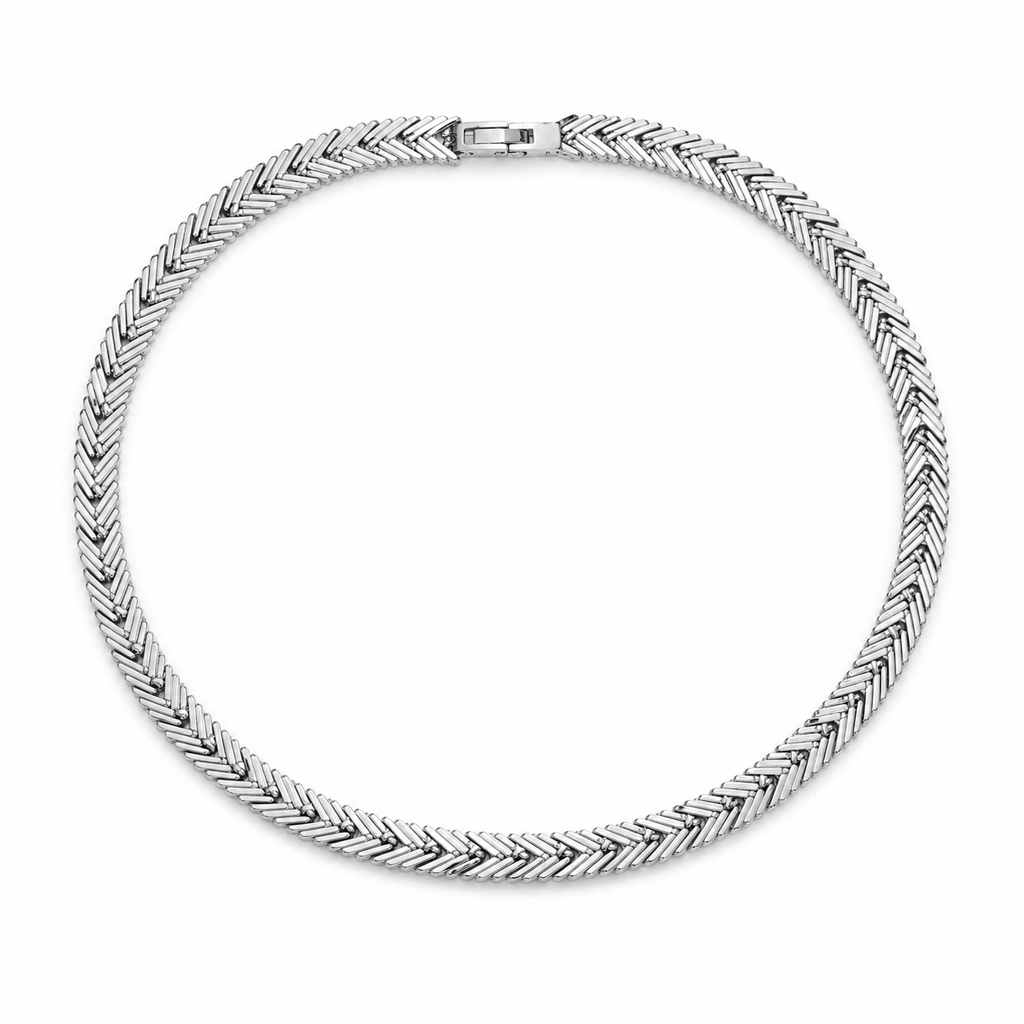 Sleek Wave Silver Kolye