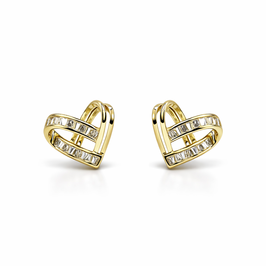 Veloura Heart Gold Küpe