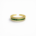 Velvet Emerald Gold Yüzük