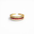 Velvet Ruby Gold Yüzük
