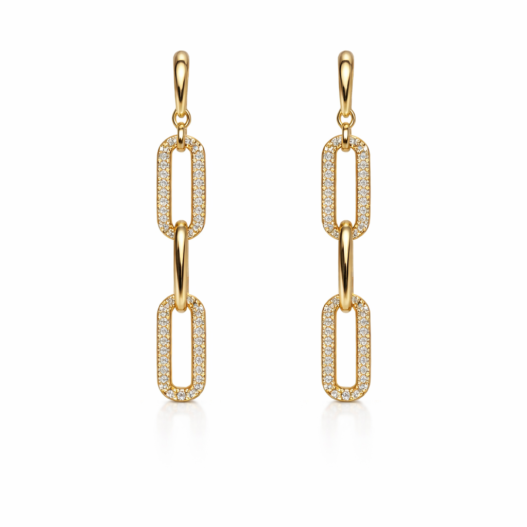 Vione Link Gold Küpe