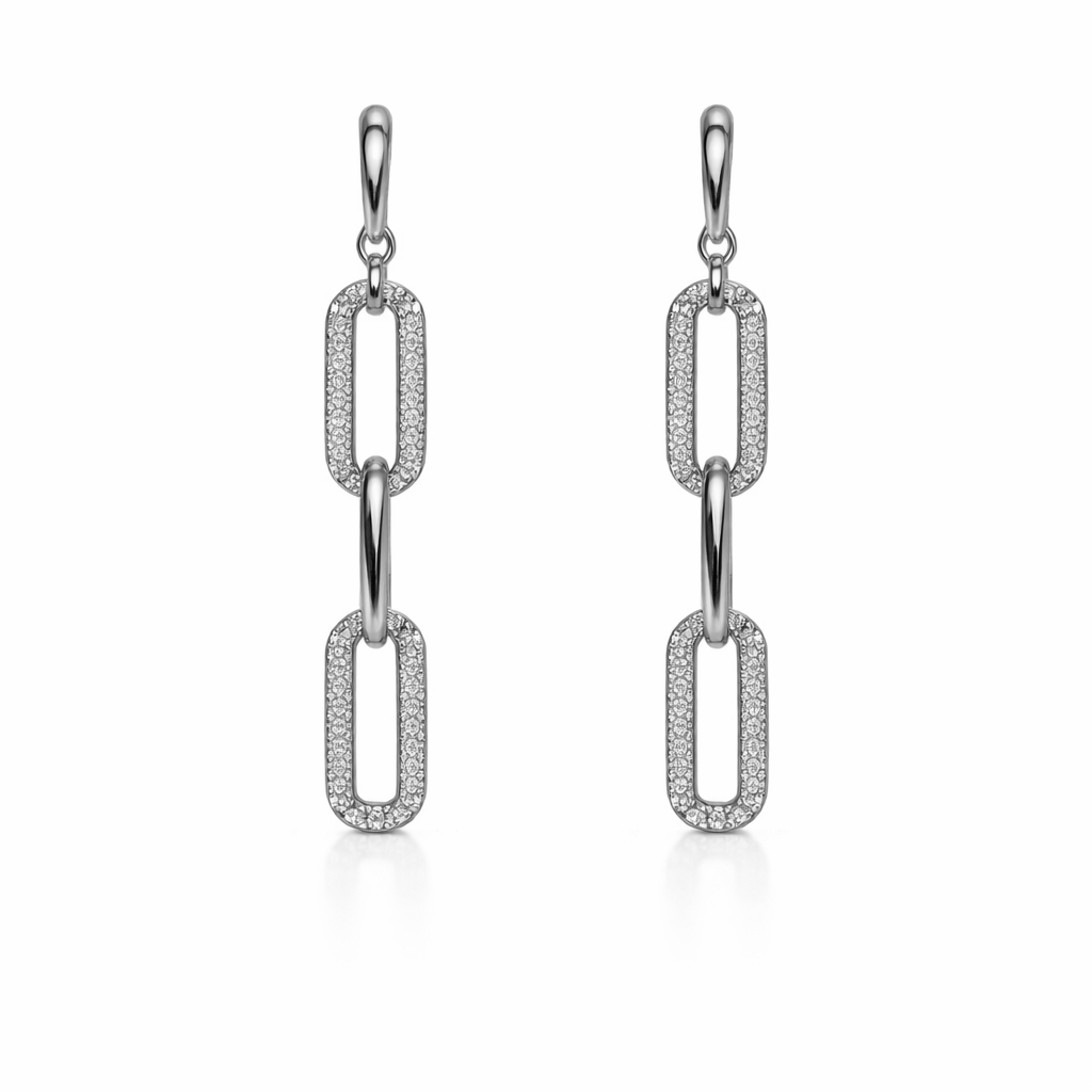 Vione Link Silver Küpe