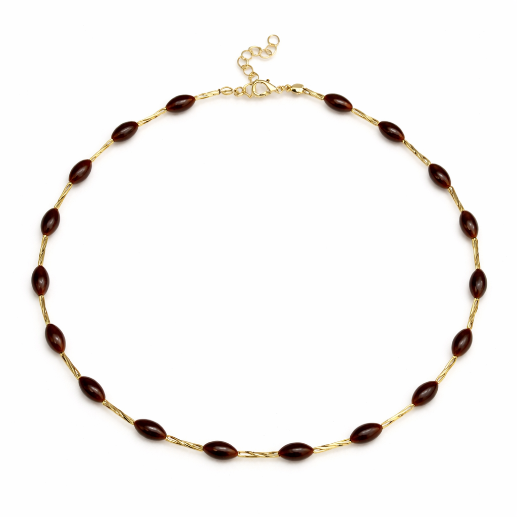 Warm Stone Gold Kolye