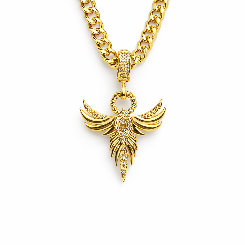 Winged Aurora Gold Kolye