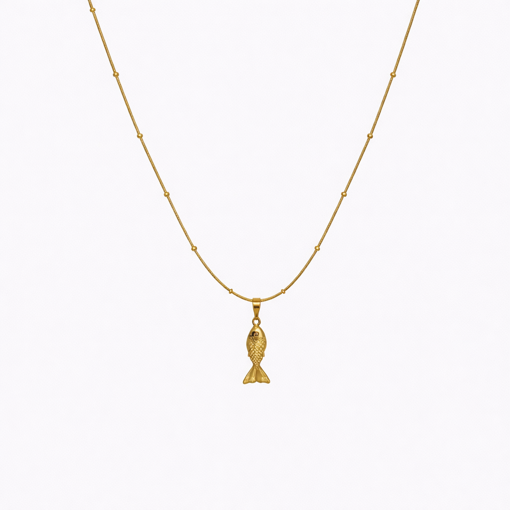 Fish Gold Kolye