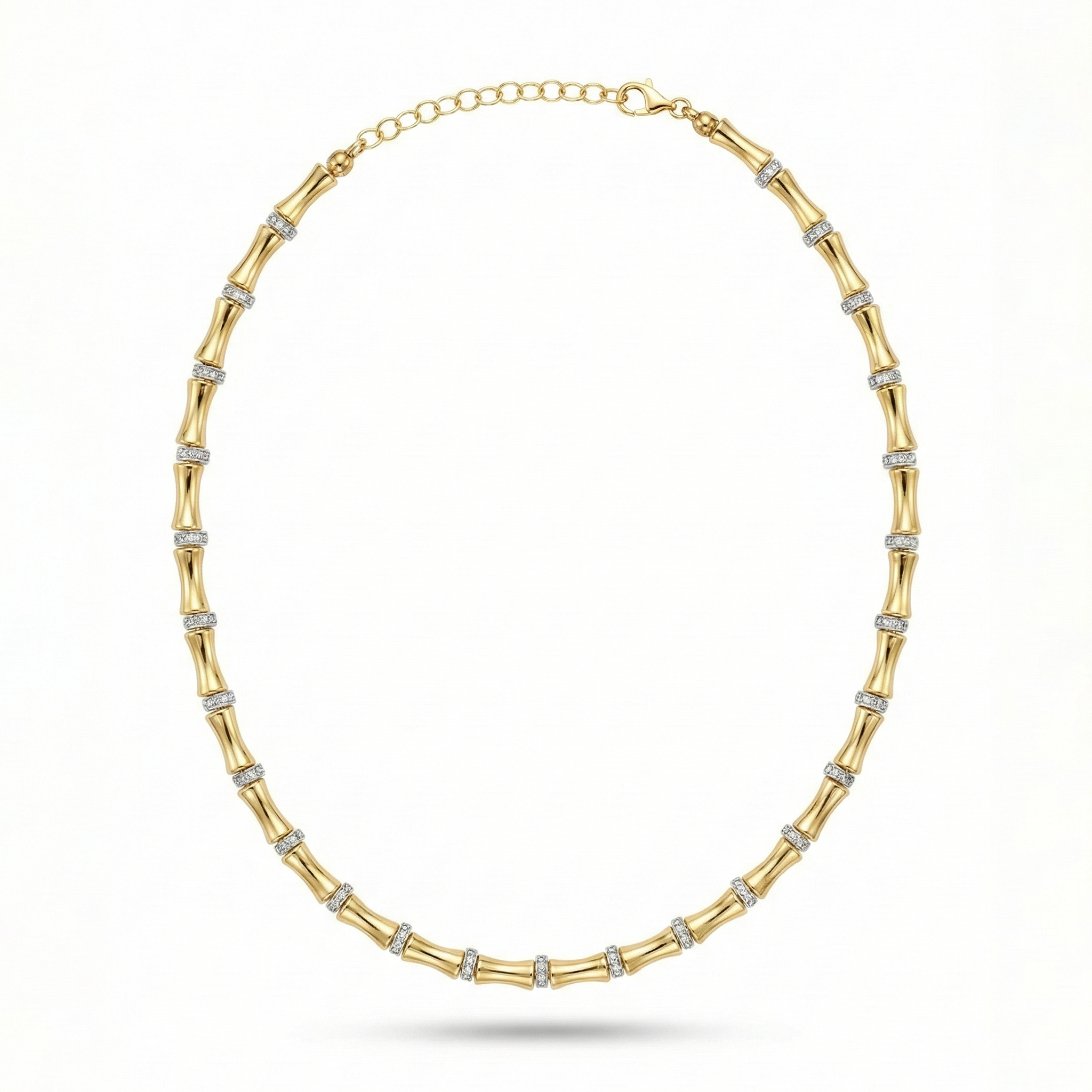 Bambu Loop Gold Kolye