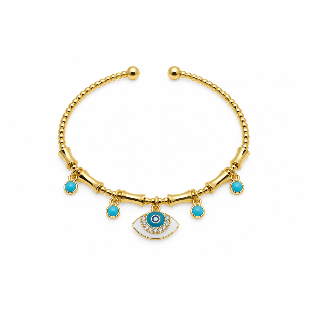 Nazar Charm Cuff Bileklik