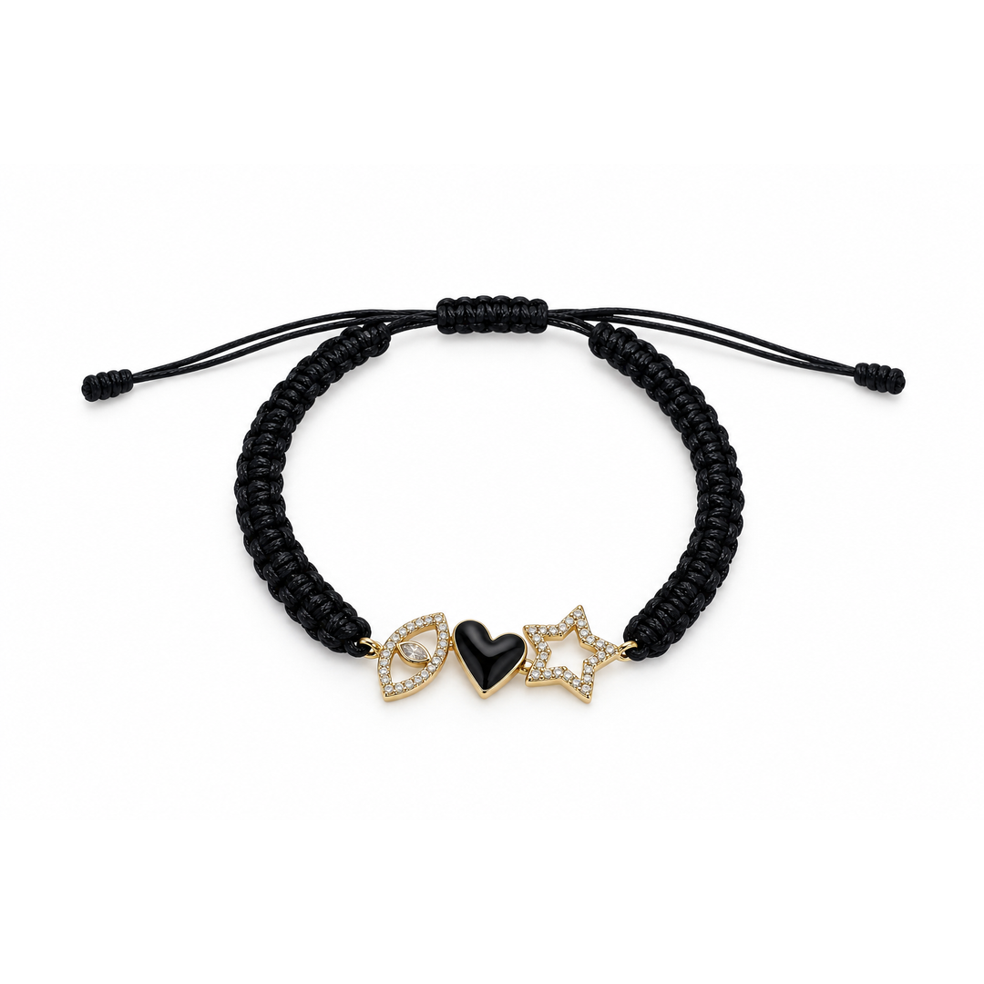 Noir Duo Charm Bileklik