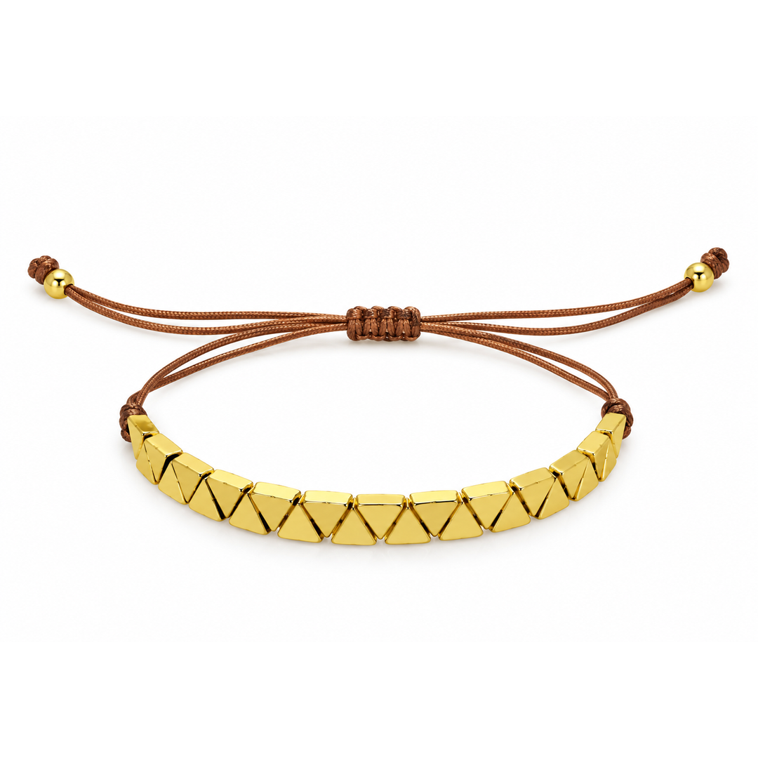 Mocha Prism Gold Bileklik