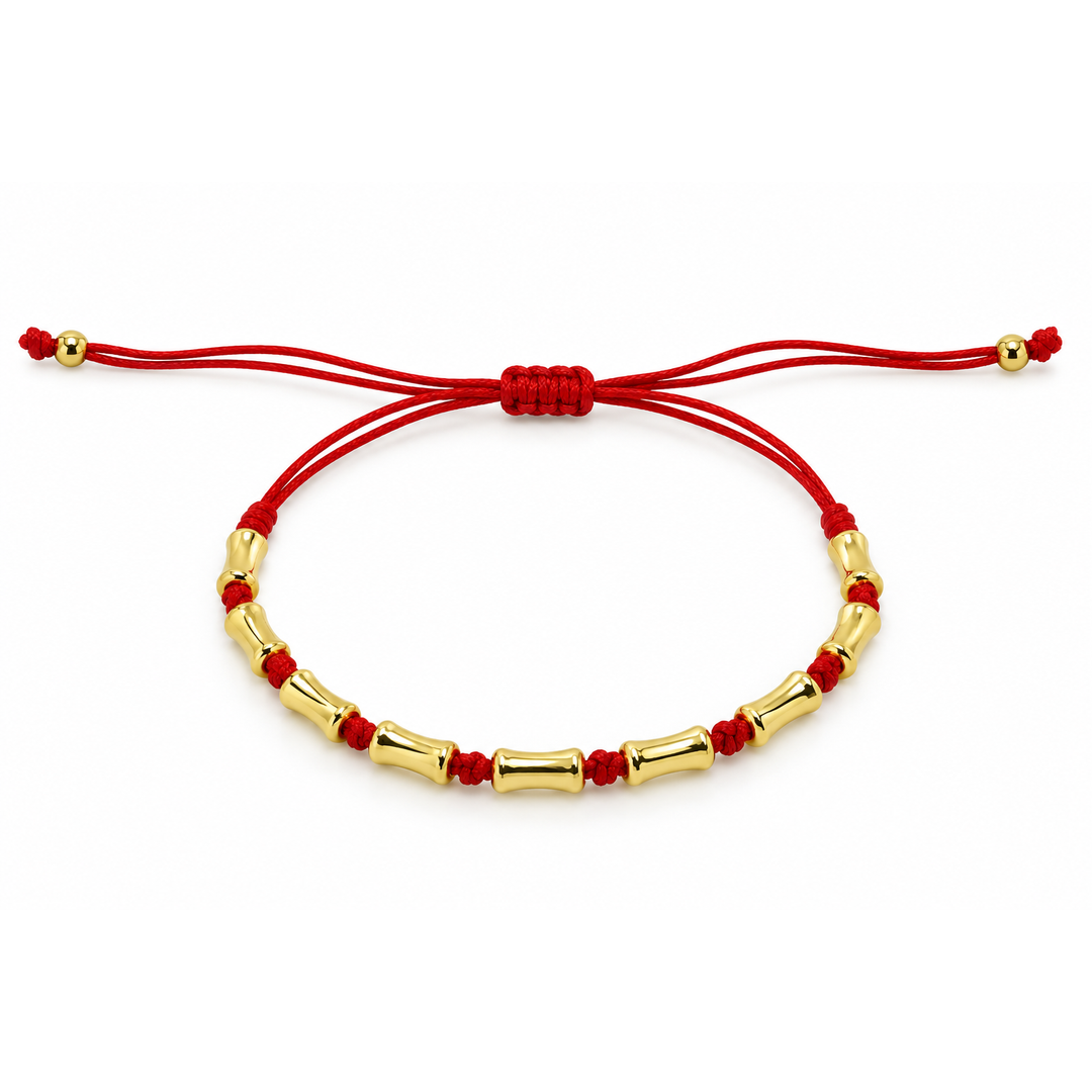 Ruby Tube Gold Bileklik