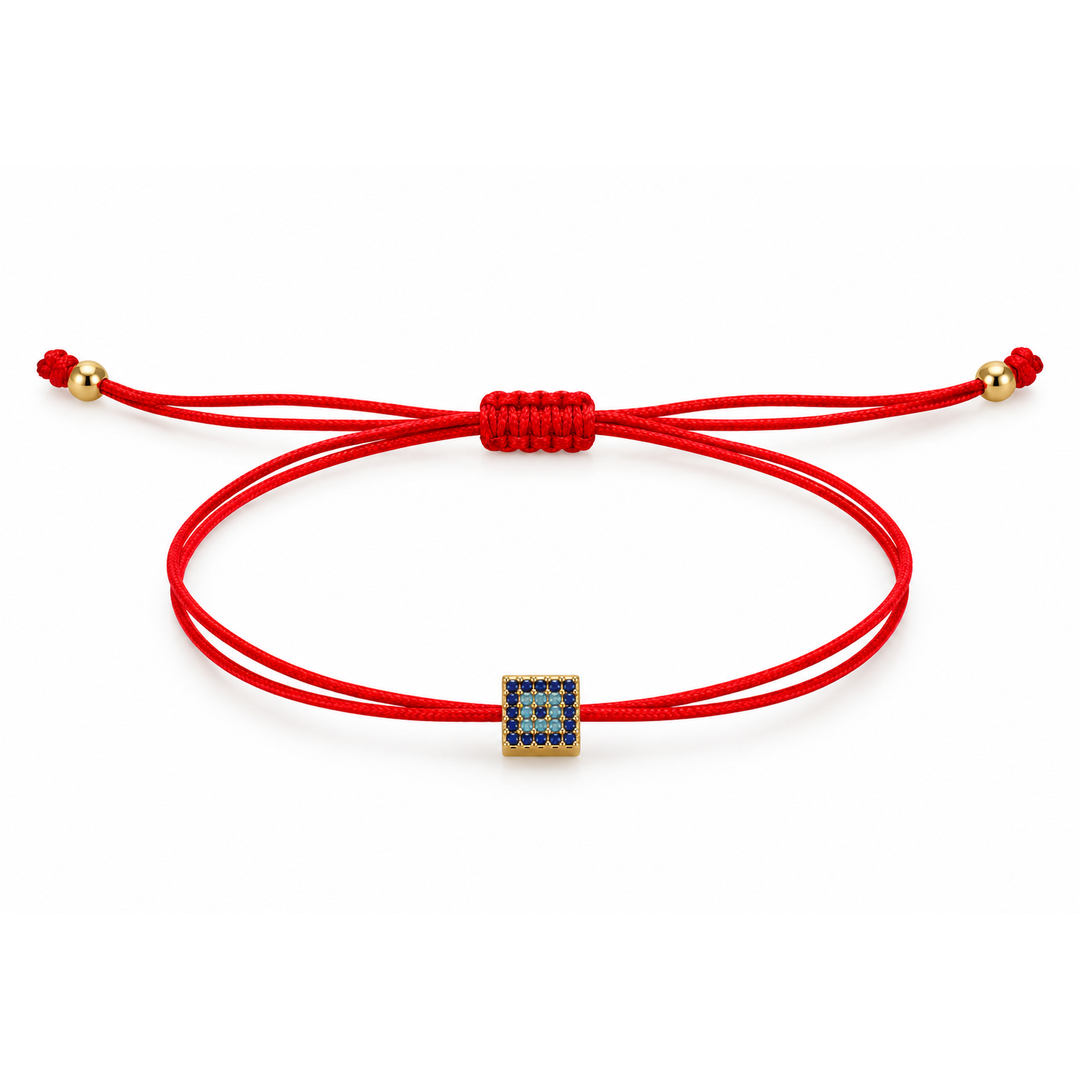 Ruby Square Nazar Bileklik