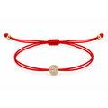 Ruby Crystal Dot Bileklik