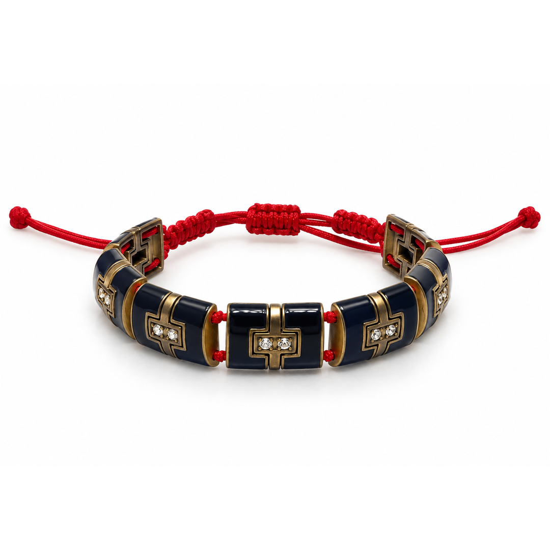 Noir Enamel Bileklik