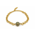 Mosaic Eye Gold Bileklik