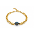 Azure Medallion Gold Bileklik