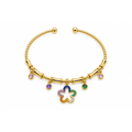 Rainbow Charm Cuff Bileklik