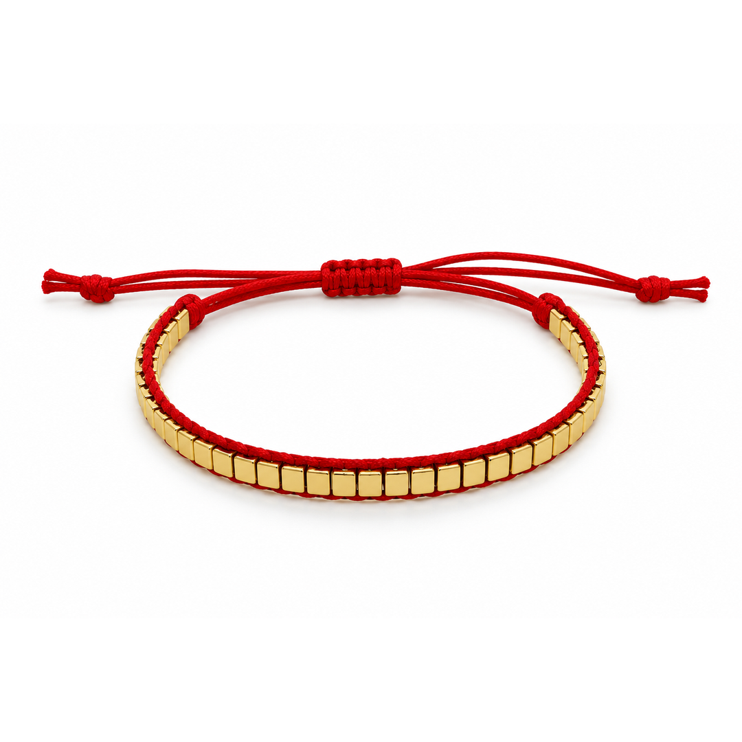 Ruby Line Gold Bileklik