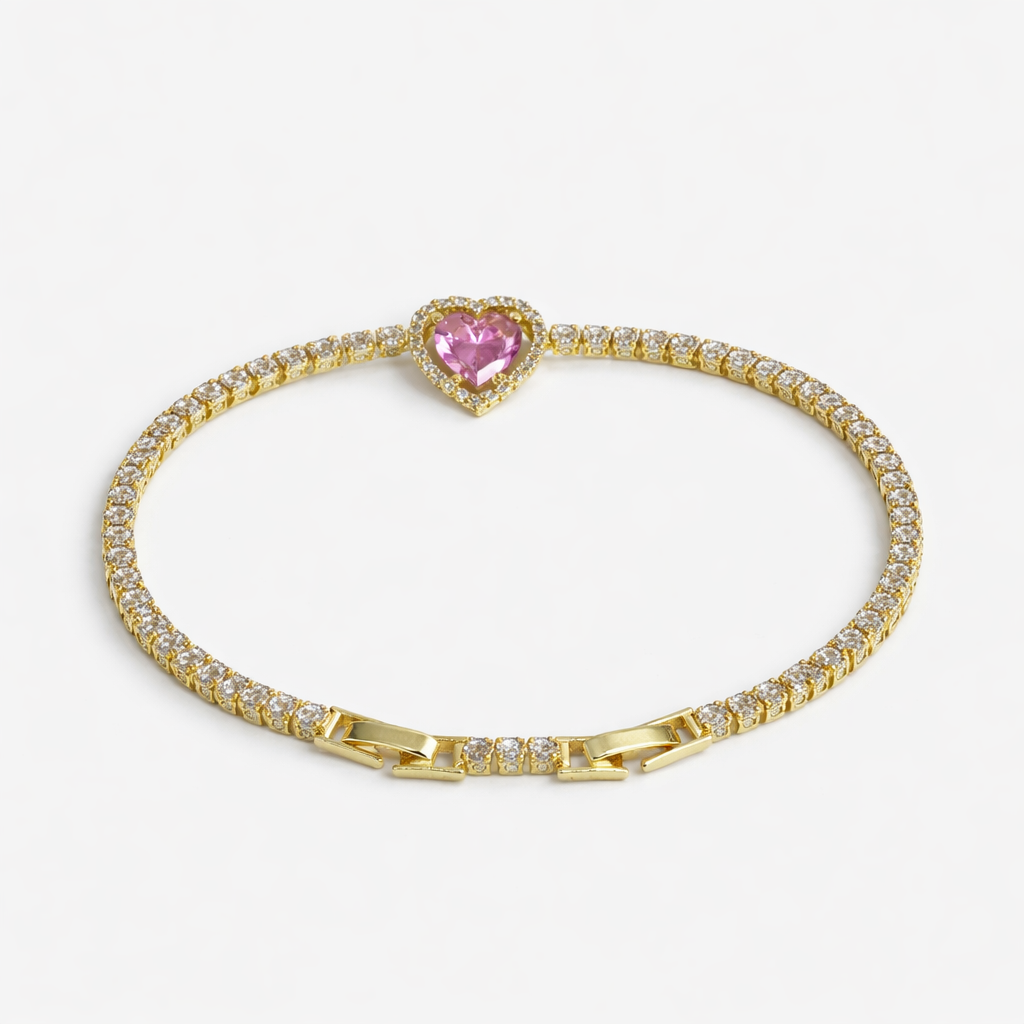 Heart Shine Gold Bileklik