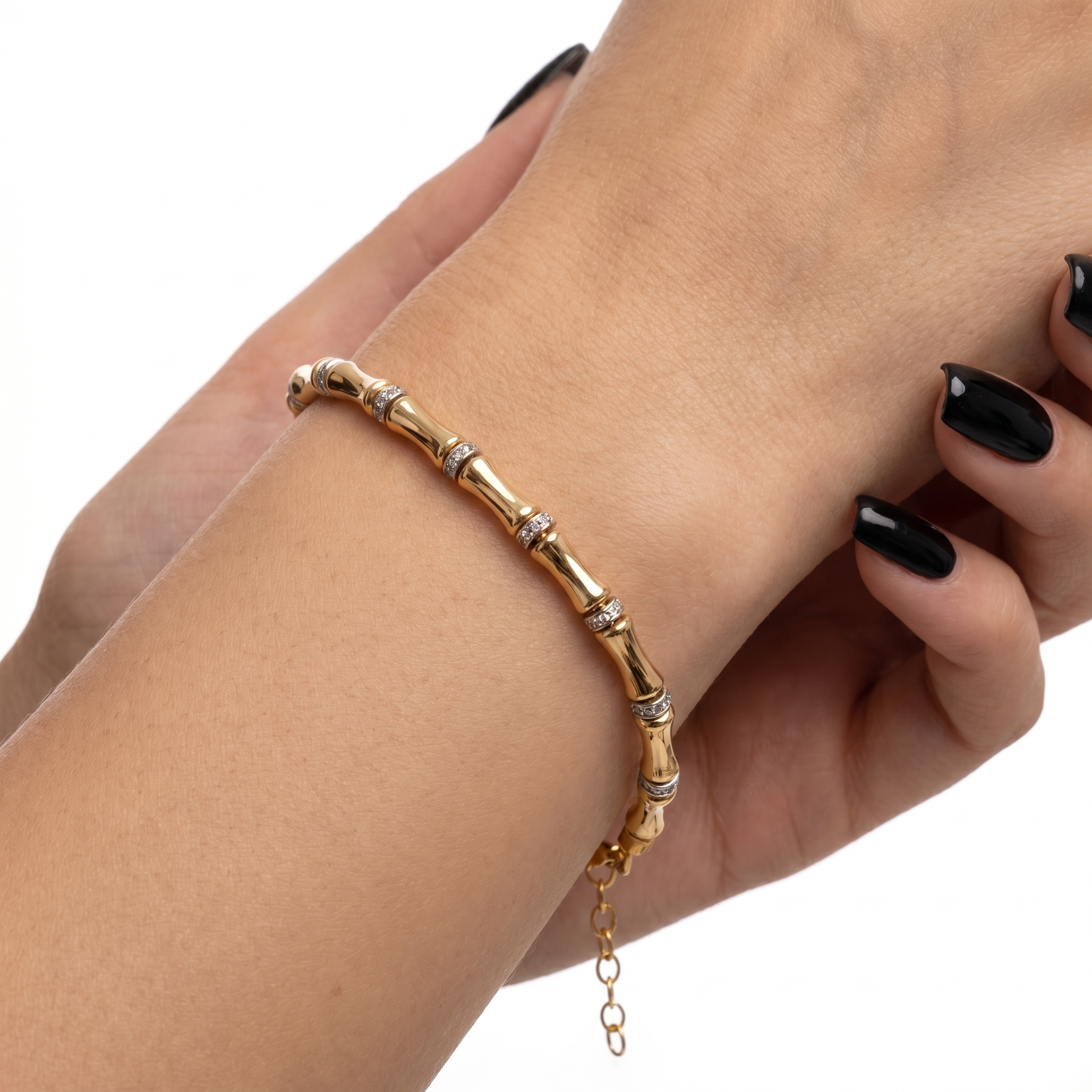 Bambu Loop Gold Bileklik