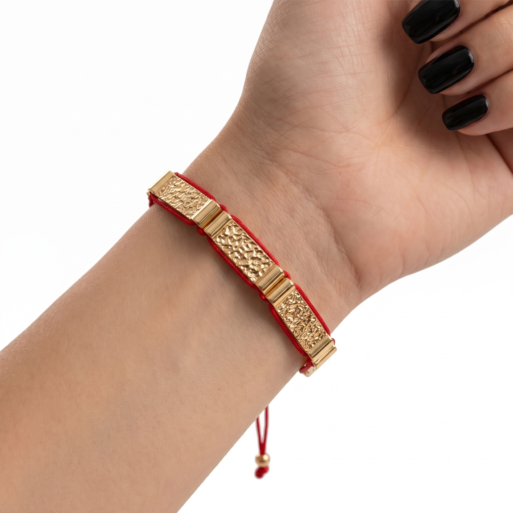 Lirone Red İpli Gold Bileklik
