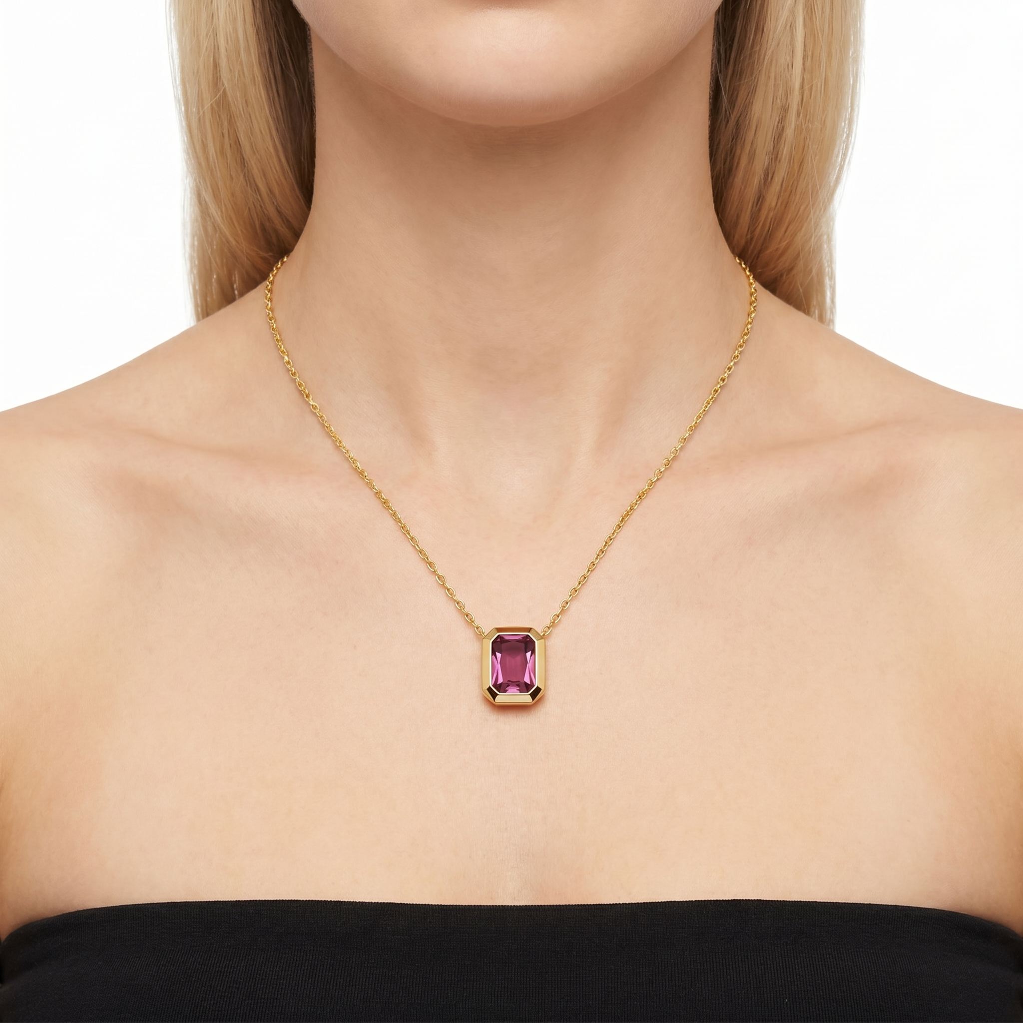 Prism Red Gold Kolye