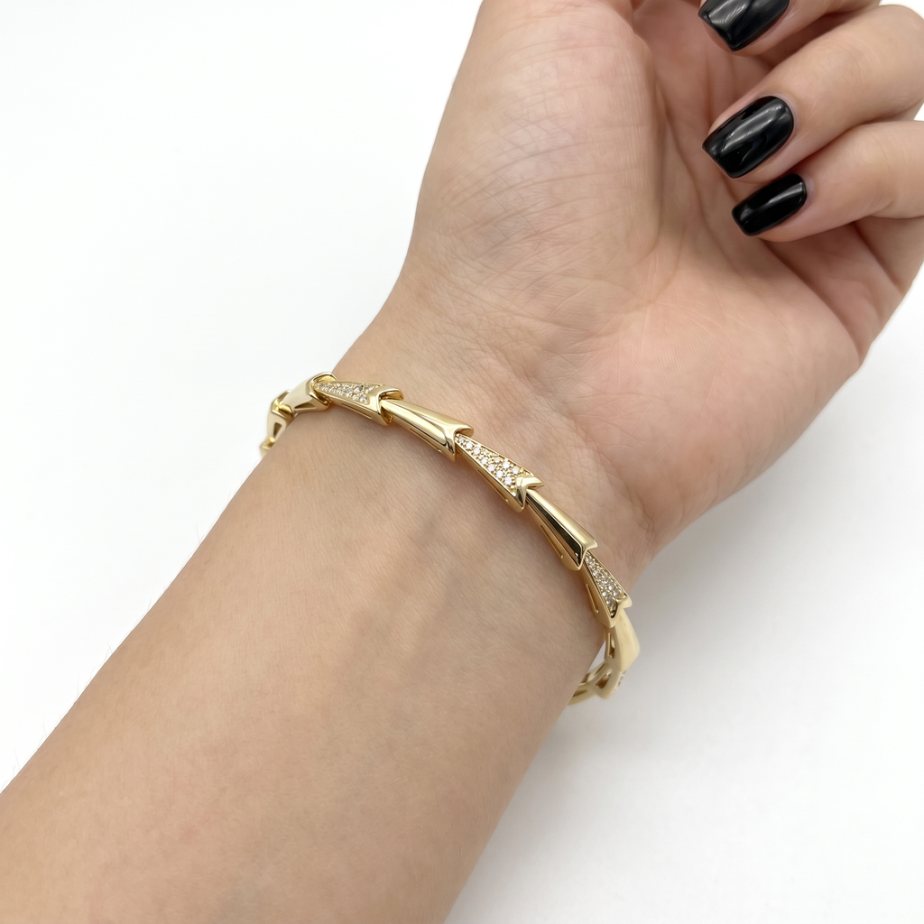 Cycle Shine Gold Bileklik
